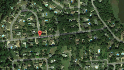 A map of the Woodland Valley neighborhood of Brick. (Credit: Google Maps)