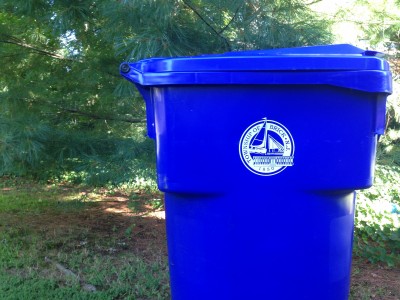 An automated recycling can from Brick Township, N.J. (Photo: Daniel Nee)