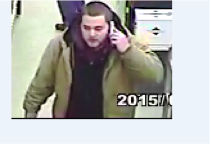A man suspected of taking items from a Brick liquor store Jan. 1, 2015. (Photo: Brick Twp. Police)