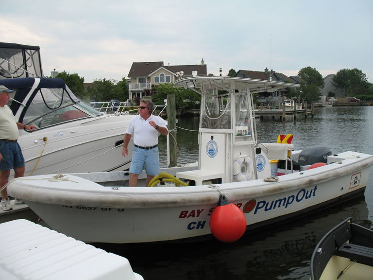 The Bay Saver pump-out boat. (Photo: Ocean County)