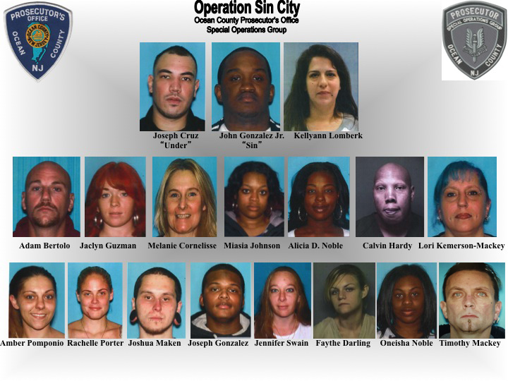 Operation Sin City Arrestees