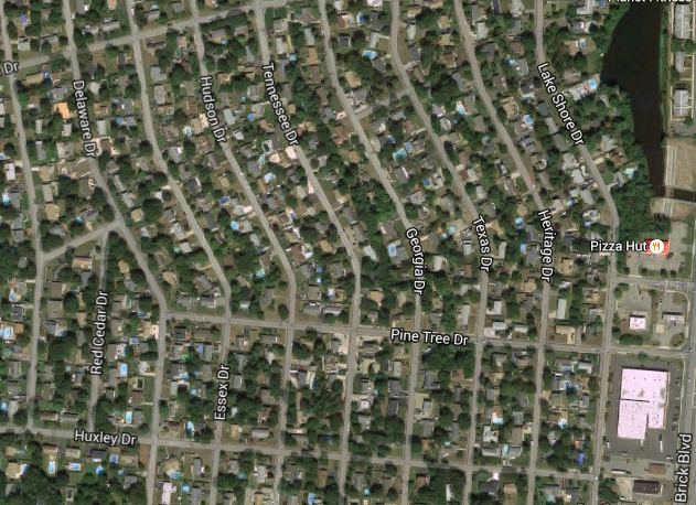 Streets in Lake Riviera, Brick, NJ (Credit: Google Maps)