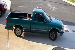 Surveillence photos of a suspect theft of an air pump from a Toms River gas station. (Photo: TRPD)