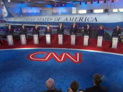The Sept. 16, 2015 GOP debate. (Screenshot: CNN)