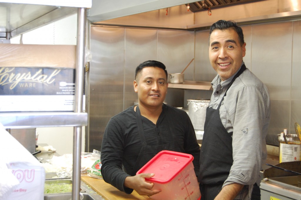 Mexico Lindo owner Abel Guerrero (right) and chef Jesus Perez. (Photo: Daniel Nee)