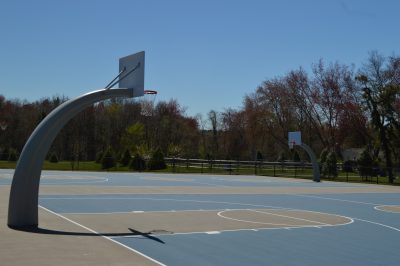 Basketball courts at Herbertsville Park. (Photo: Daniel Nee)