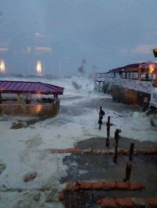 Facebook Photo of Martell's Tiki Bar during the Jan. 23 nor'easter.