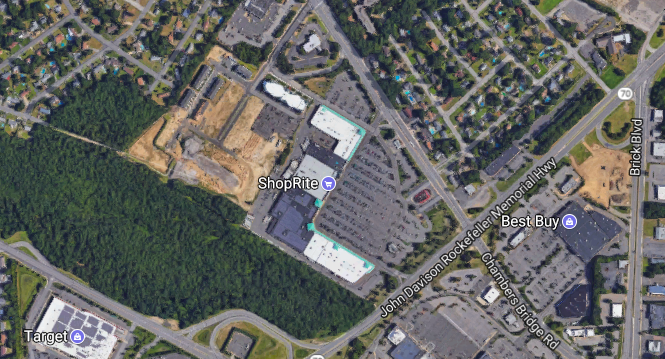 The Kohl's and Shop Rite plaza in Brick. (Credit: Google Maps)