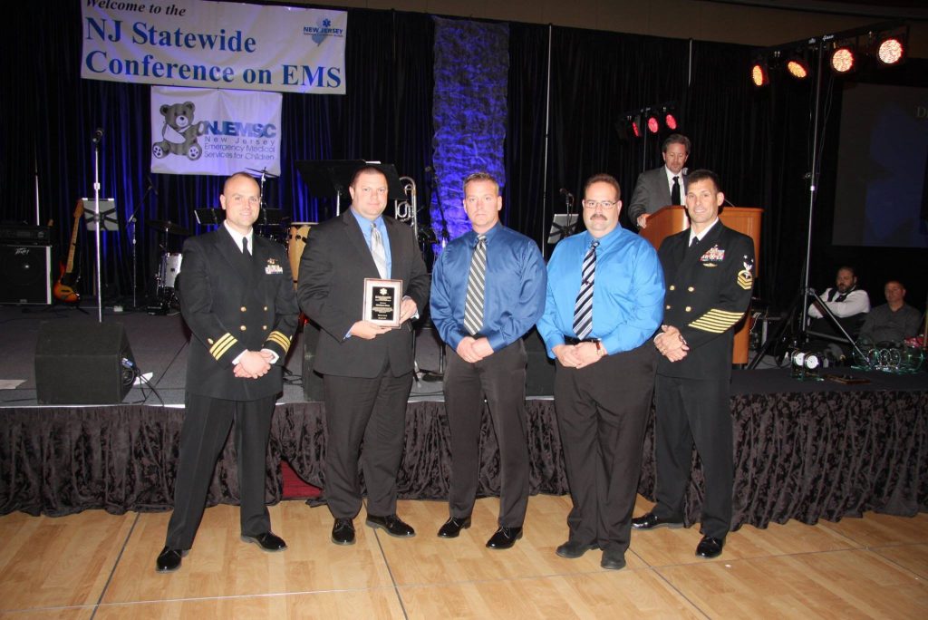 Brick officials receive an award for the Blue HART program. (Photo: Brick Twp. Police)