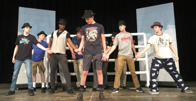 BTHS students prepare for "Guys and Dolls" for their spring 2018 musical. (Submitted Photo)