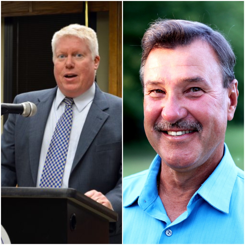 Mayor John Ducey and Councilman Jim Fozman. (Photos: Daniel Nee/Shorebeat)