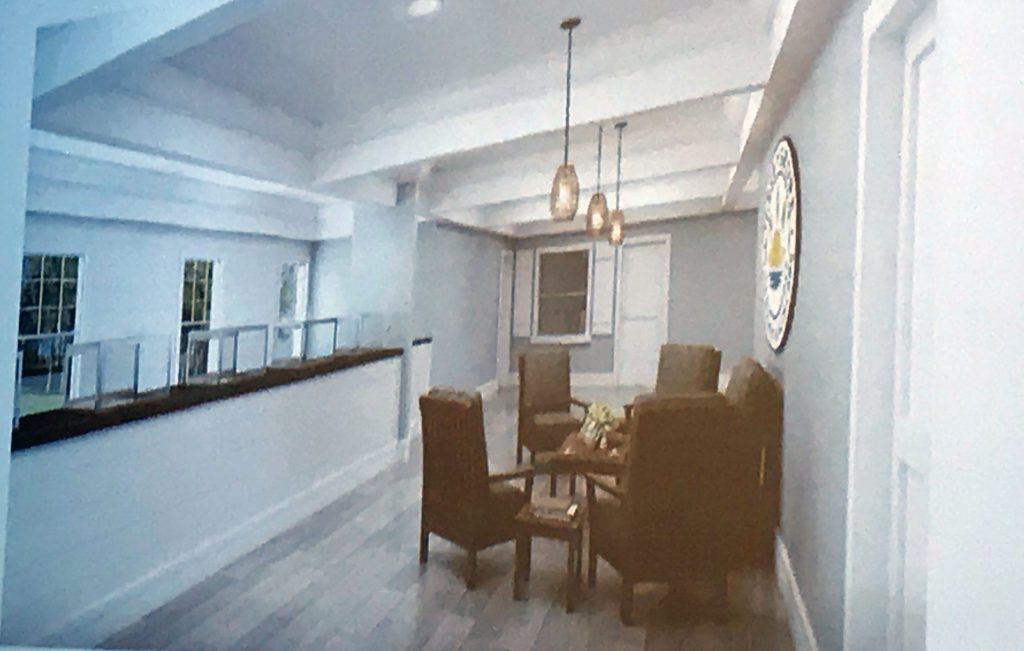 A rendering of a proposed interior for a medcial marijuana dispensary in Brick. (Photo: Daniel Nee)