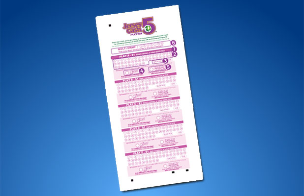 A Jersey Cash 5 lottery ticket. (Photo: NJ Lottery/Shorebeat)