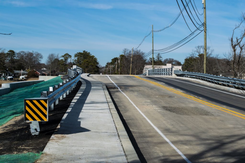 The Midstreams Bridge in Brick Township reopens to traffic, Feb. 19, 2019. (Photo: Daniel Nee)