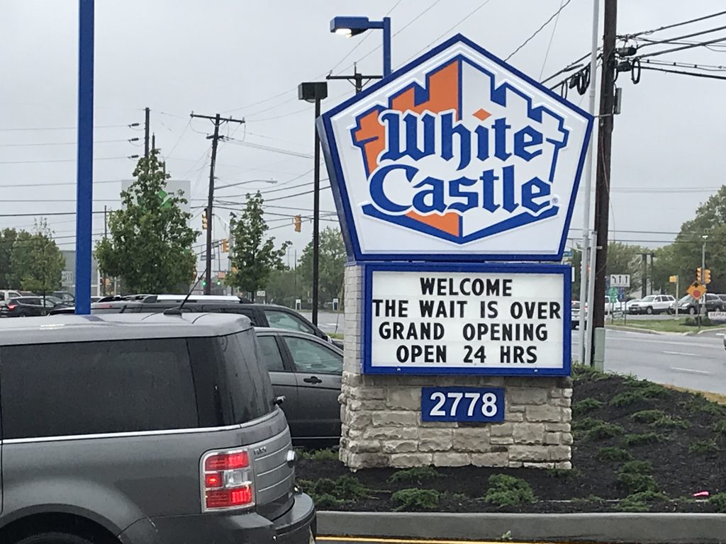 White Castle's opening day in Brick Township, May 13, 2019. (Photo: Daniel Nee)