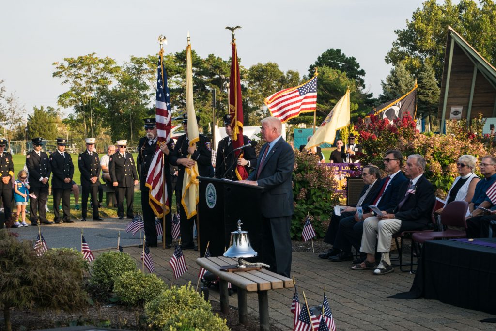 Brick Township's 2019 remembrance ceremony for the 9/11 attacks. (Photo: Daniel Nee)