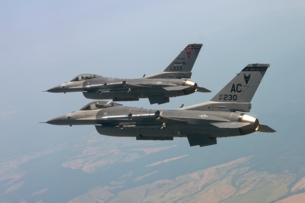 F-16s from the New Jersey Air National Guard’s 177th Fighter Wing. (PhotoL NJANG)