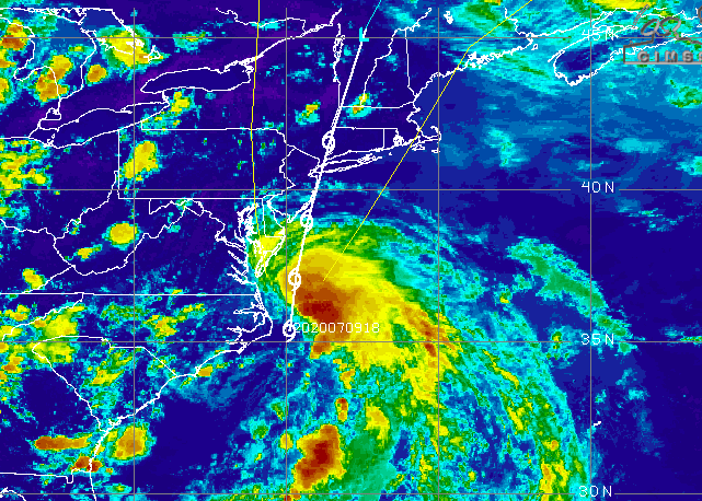 Tropical storm Fay becomes earliest sixth-named storm on record