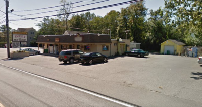 Herbertsville Deli, with a propane filling station near the side parking lot. (Photo: Google Earth)