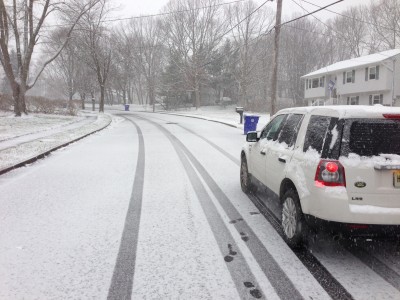 A snowy road in Brick's Herbertsville section in 2013. (Photo: Daniel Nee)