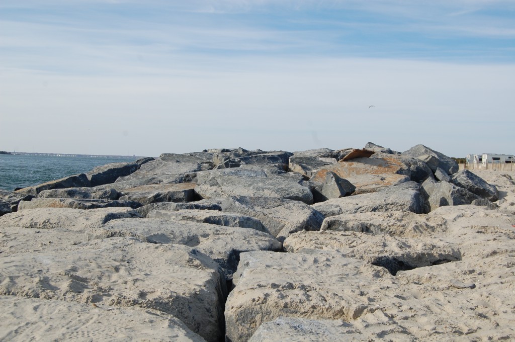 The north jetty of Barnegat Inlet at Island Beach State Park. (Photo: Daniel Nee)