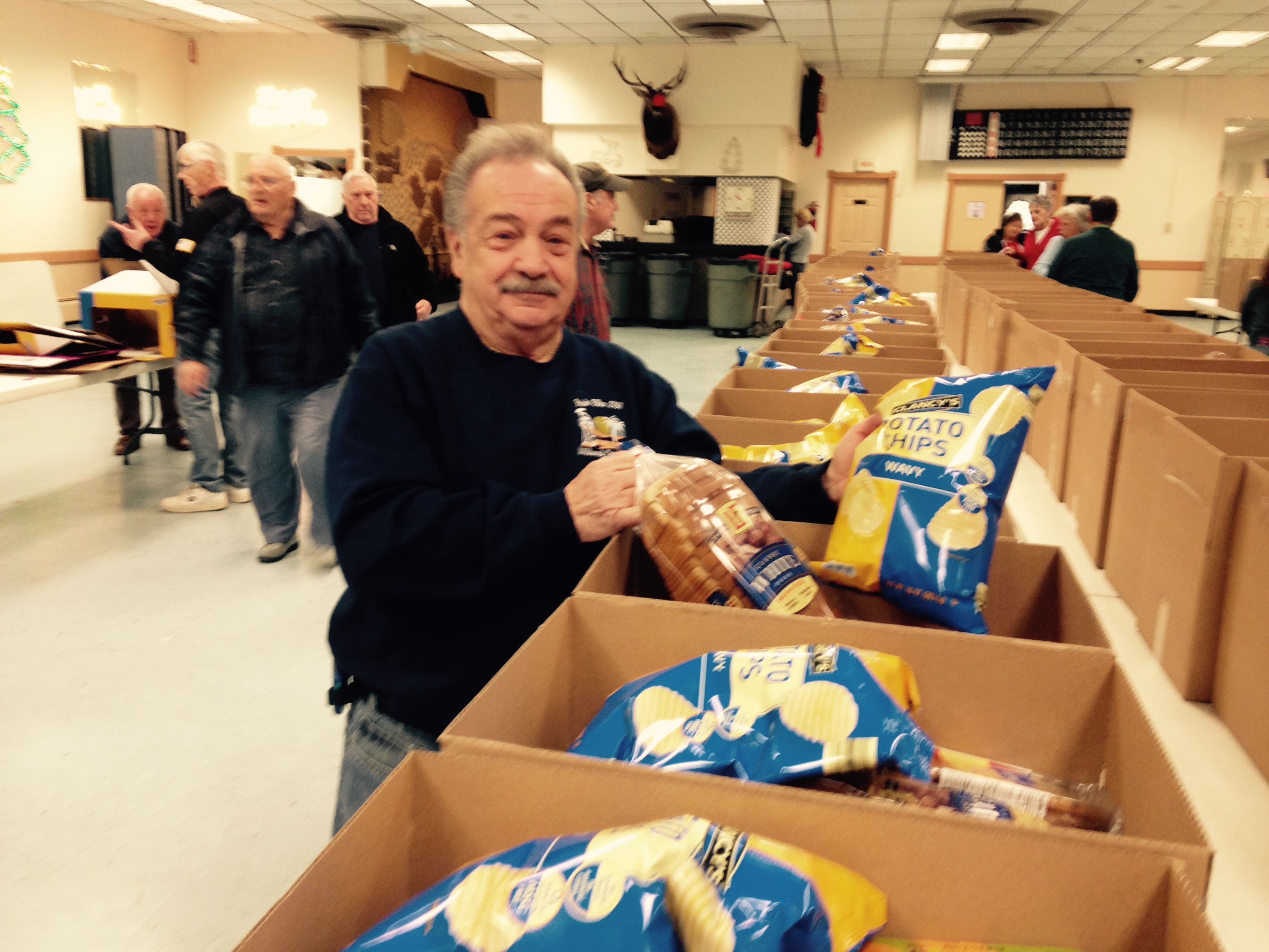 Brick Elks Lodge 2151 donates food, toys to local needy families for Christmas. (Photo: Brick Elks)