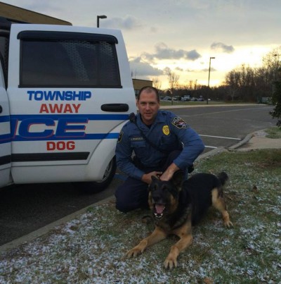 Ptl. Keith Prendeville and K9 Max (Photo: Ocean County Prosecutor's Office)