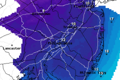 Frigid temperatures are predicted overnight Wednesday. (Credit: NWS)