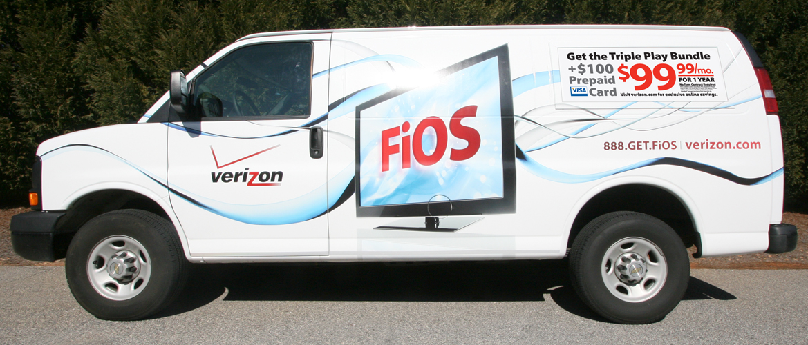 A Verizon FiOS Truck. (Credit: B2B Media)