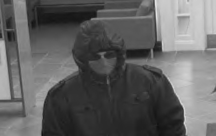 One of the suspects who robbed Santander Bank in Toms River, Jan. 6, 2015. (Photo: TRPD)