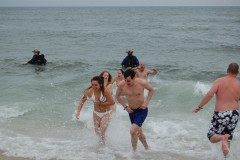 Participants in the 2015 Seaside Heights Polar Plunge, Feb. 21, 2015. (Photo: Daniel Nee)