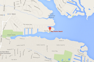 Bay Harbor Beach, Brick, N.J. (Credit: Google Maps)