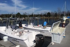 Pro-Line center console fishing boats, part of the Freedom Boat Club fleet in Brick. (Photo: Theresa Najjar)