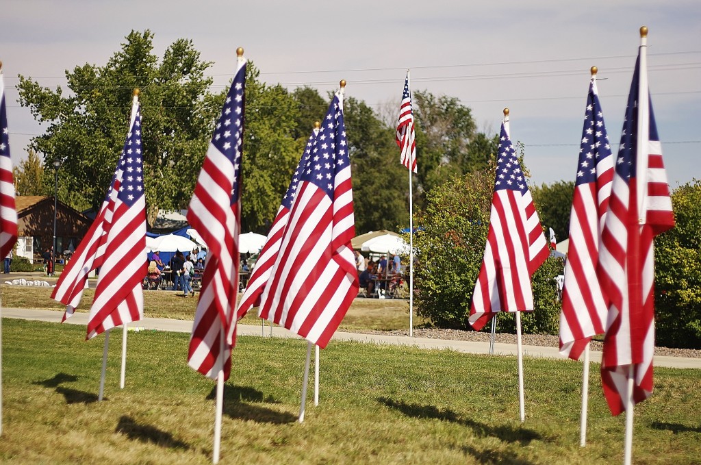 American Flags (Credit:  William Andrus/Flickr/File Photo)