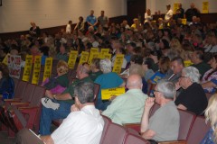 A packed house at the May 28, 2015 Brick Board of Education meeting. (Photo: Daniel Nee)