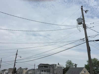 Power lines on a local street. (Photo: Daniel Nee)
