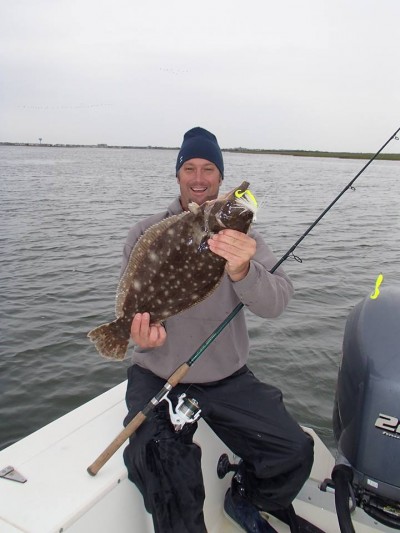 Local angler Nick Honachefsky's 6-pound fluke, which was thrown back Thursday. (Photo: Nick Honachefsky)