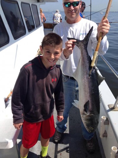 Bluefish caught on the Queen Mary party boat out of Point Pleasant Beach. (Photo: Queen Mary)