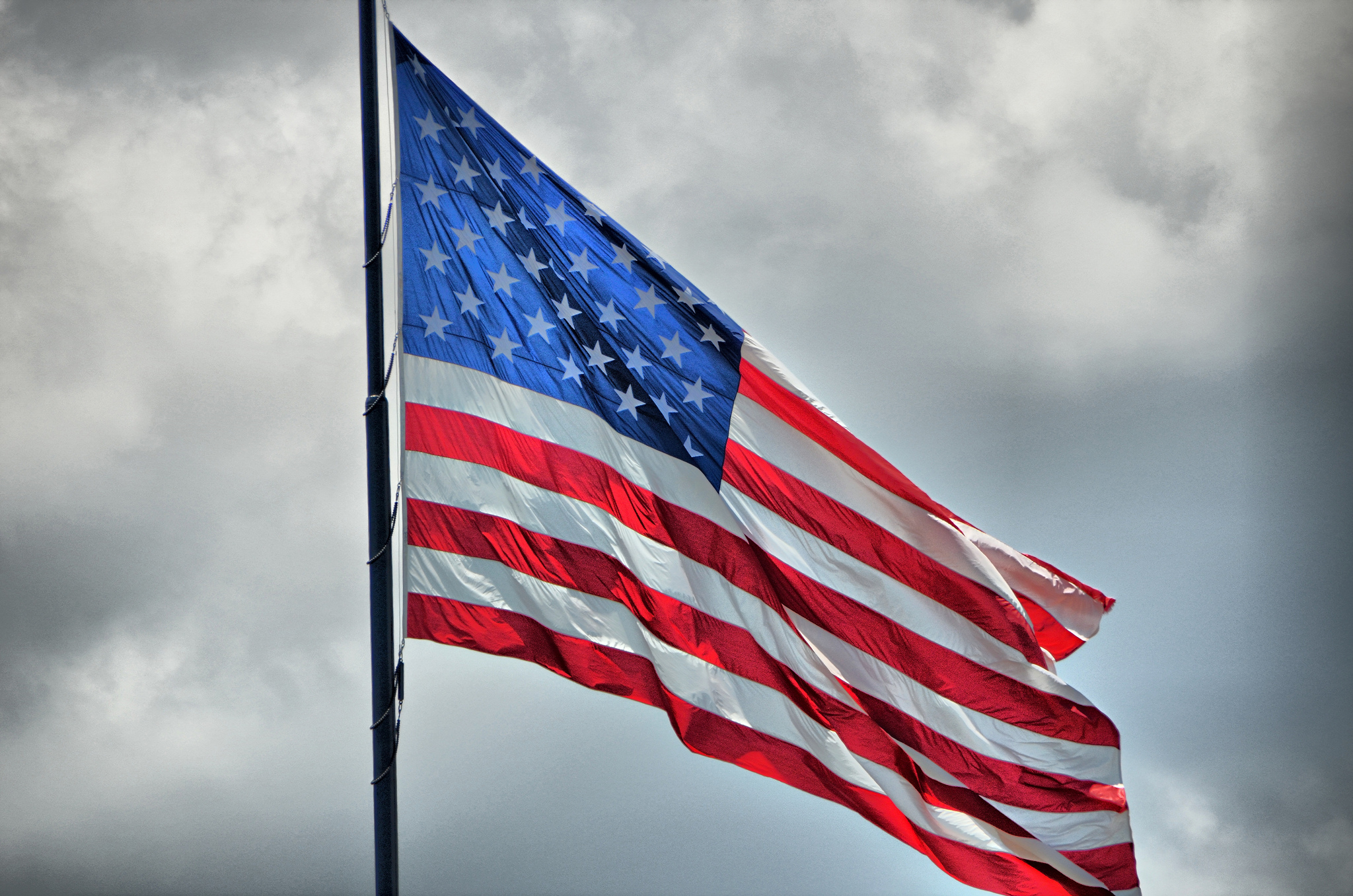 American flag. (Credit: Kim Hill/Flickr)