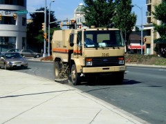 A street sweeper in Arlington, Va. (Photo: Arlington County)