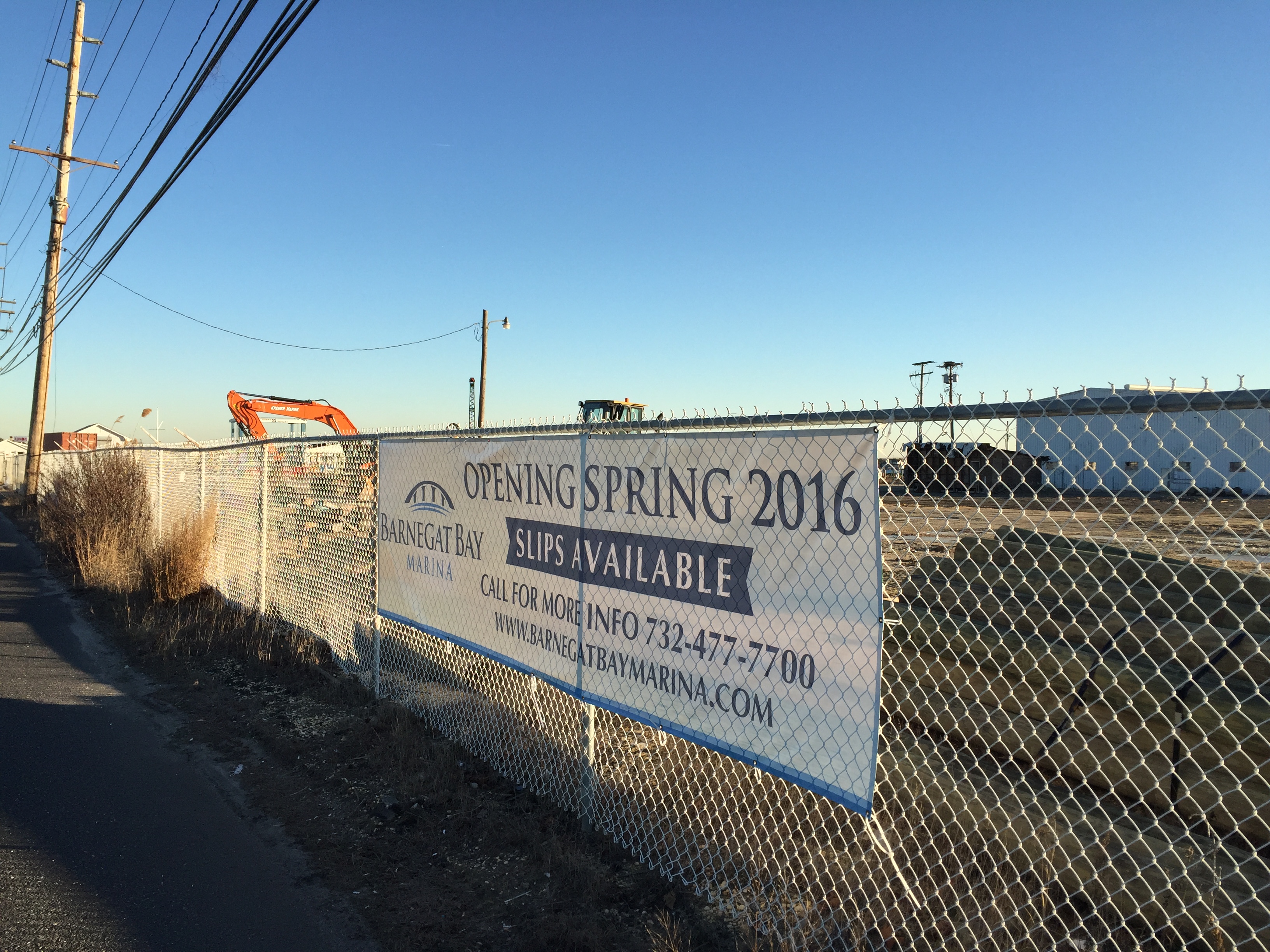 Barnegat Bay Marina will open at the former Hinckley Yacht Services property this spring. (Photo: Daniel Nee)