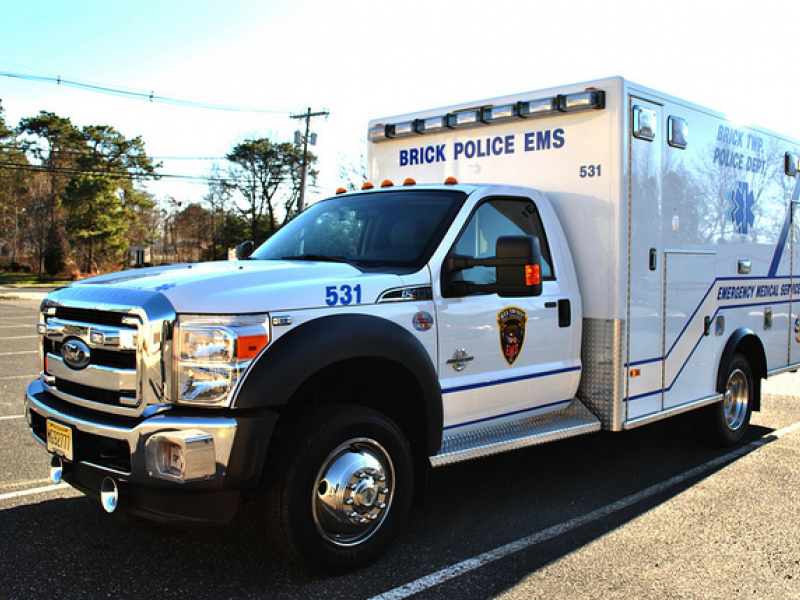 A Brick Police EMS ambulance. (File Photo)
