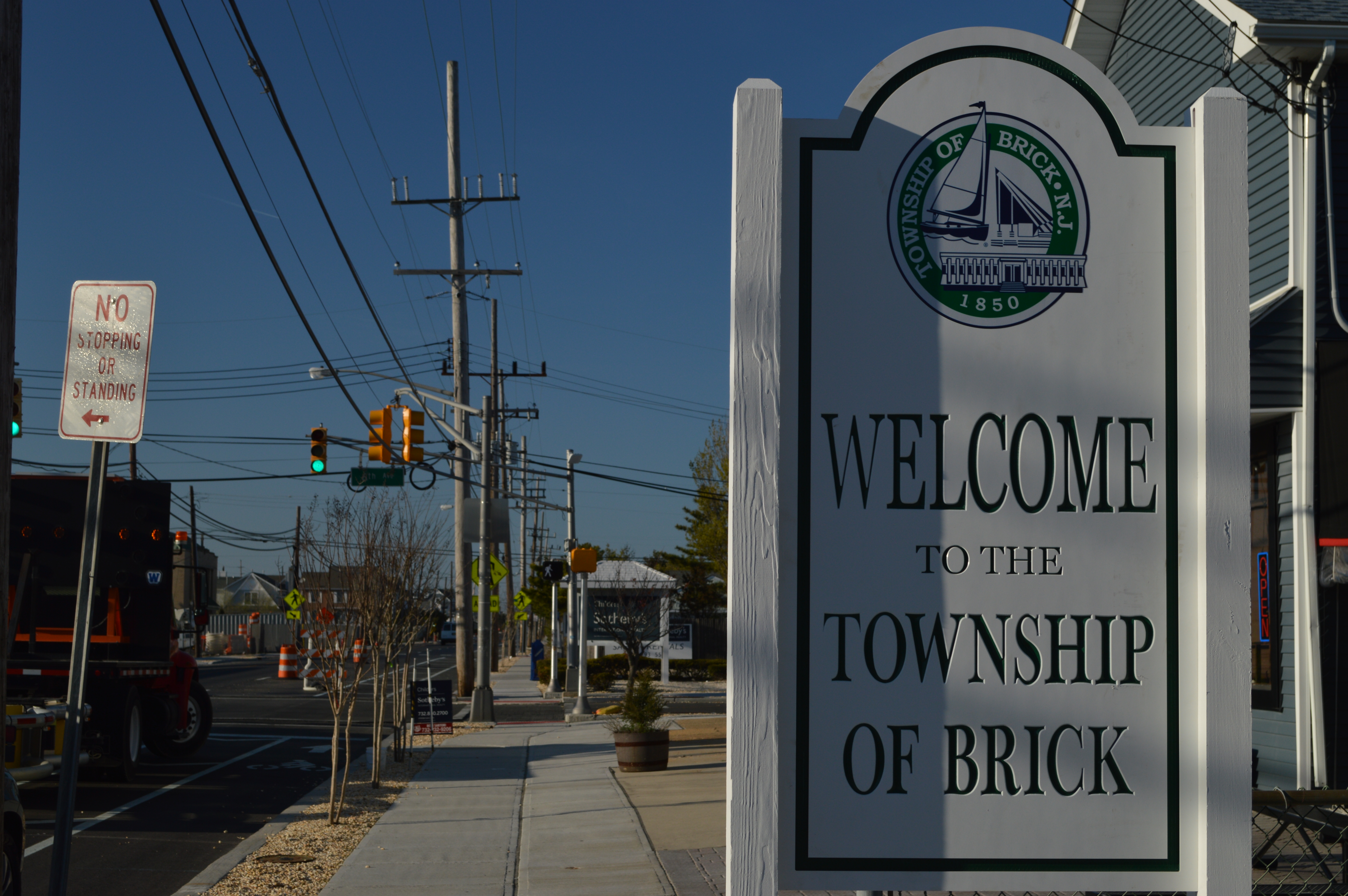 Entering Brick Township on Route 35 North, in Normandy Beach. (Photo: Daniel Nee)