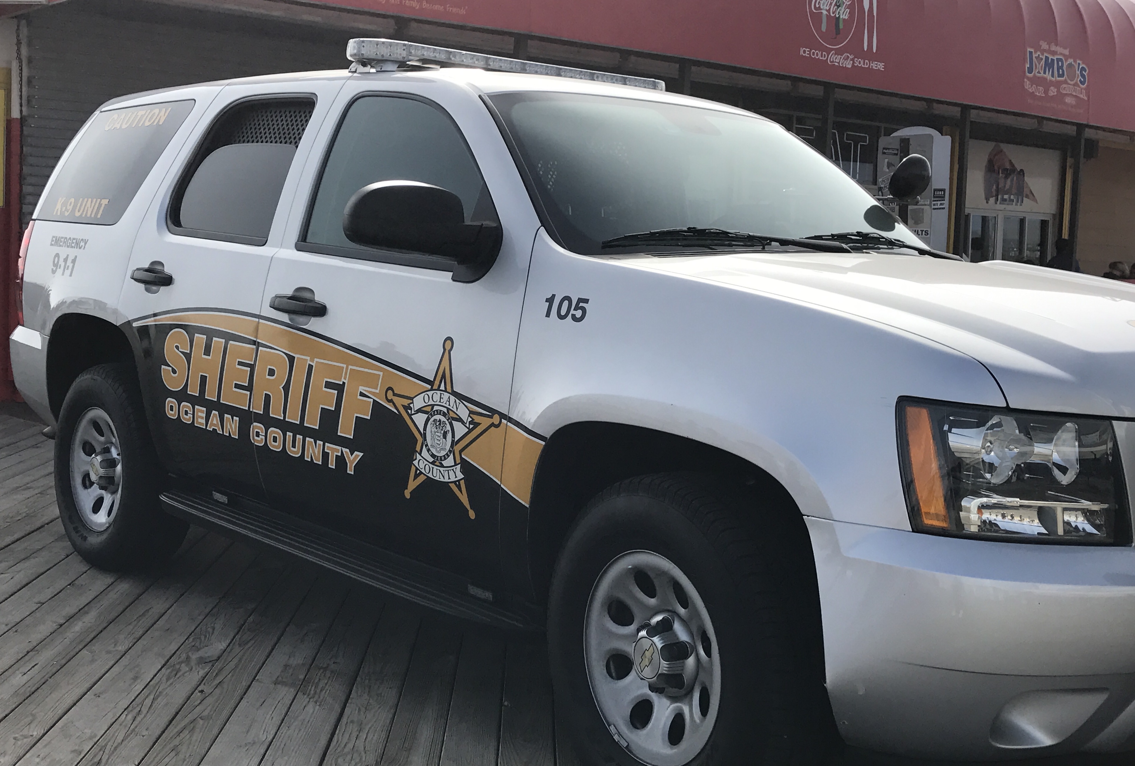 Ocean County Sheriff's Department vehicle. (Photo: Daniel Nee)