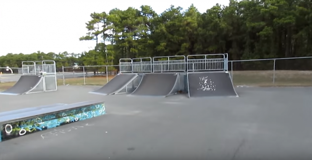 The Brick Township skate park at Drum Point. (Credit: YouTube/ABF Skate Shop)