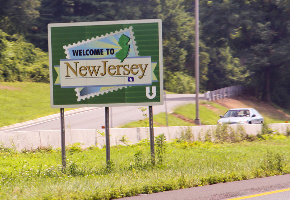 Welcome to New Jersey sign. (Credit: GovTech)