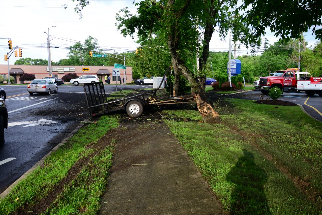 A crash in Brick Township, June 6, 2018. (Photo: Daniel Nee)