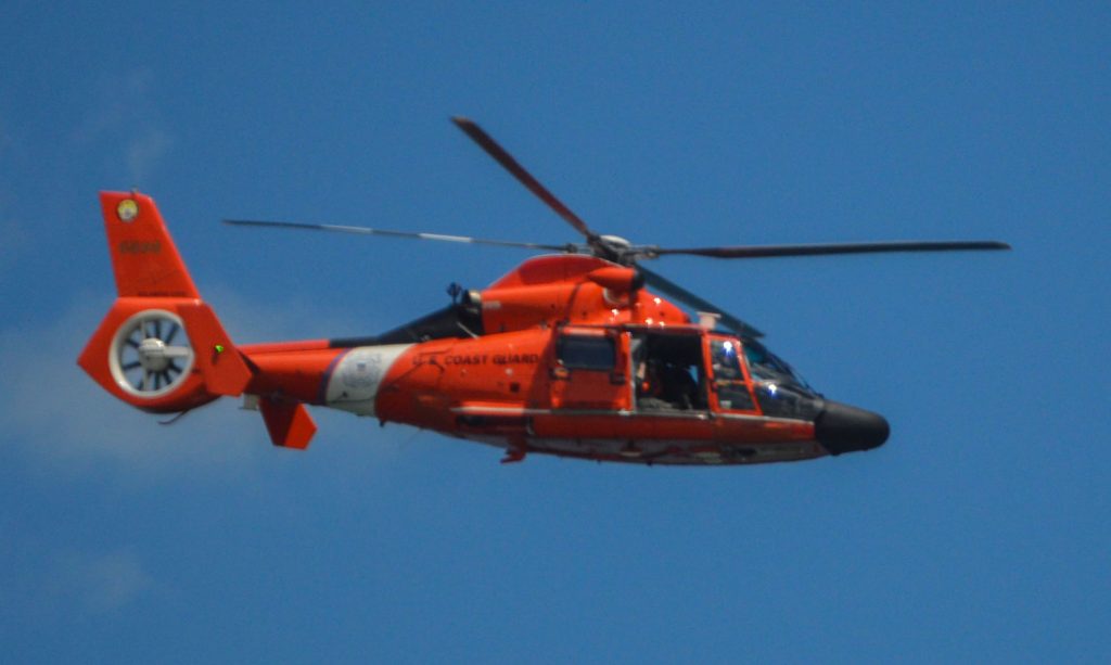 HH-65 Dolphin Helicopter from U.S. Coast Guard Air Station Atlantic City (Photo: Daniel Nee)