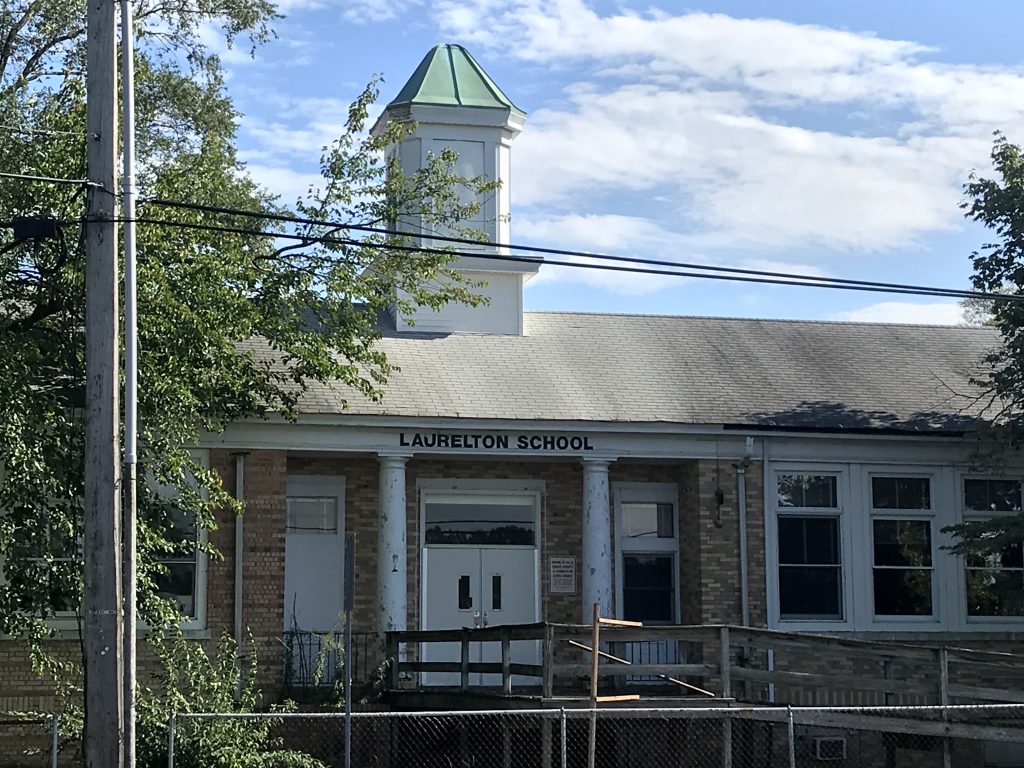 The Laurelton School building, Brick, N.J., Aug. 2020. (Photo: Daniel Nee)