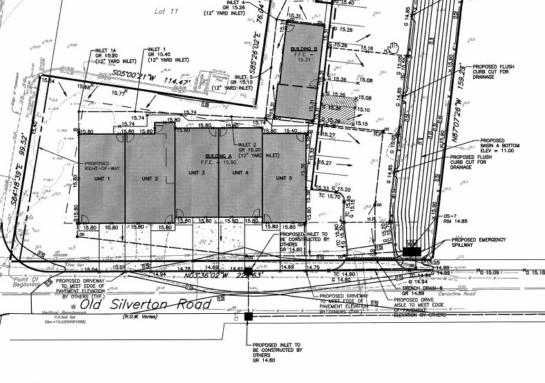 A planning document showing the proposed mixed-use development at Drum Point Road and Old Silverton Road in Brick Township. (Screenshot/Daniel Nee)